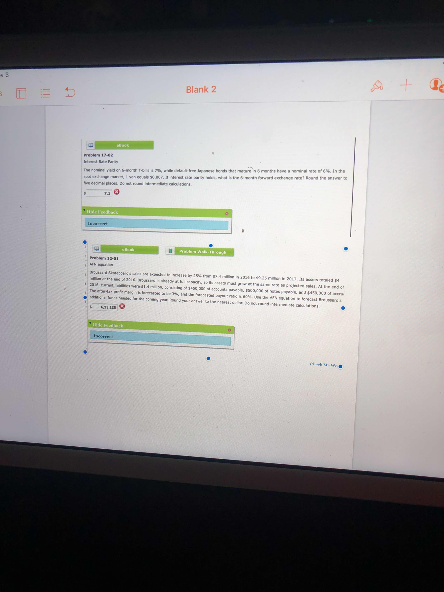 for these finance problems! I can't seem to get them right! Thank