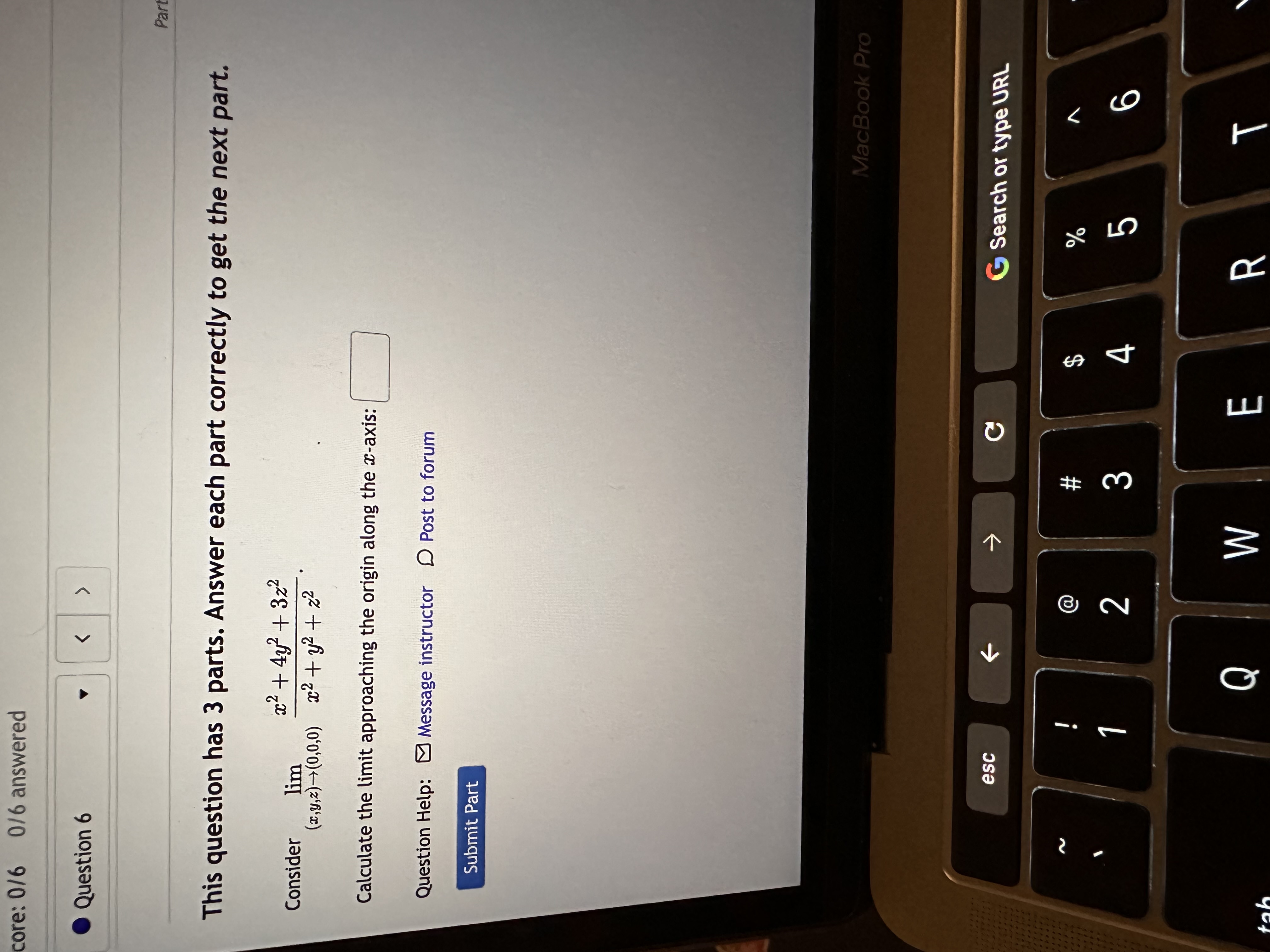 lim f(x, y) 2 0. (z, y) -+ (1,5) Which of the