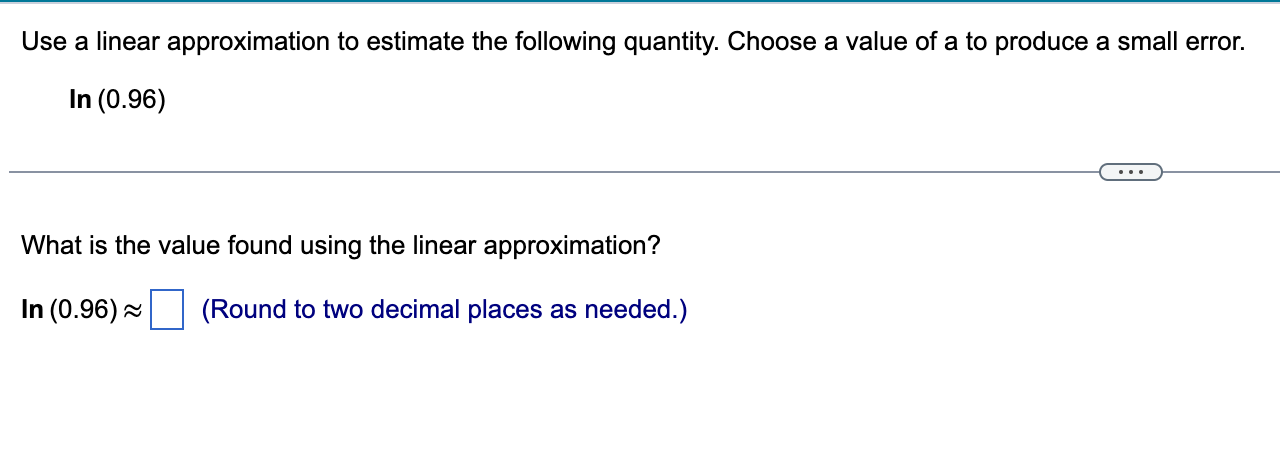 of a to produce a small error. 4% 1/ 68 z D