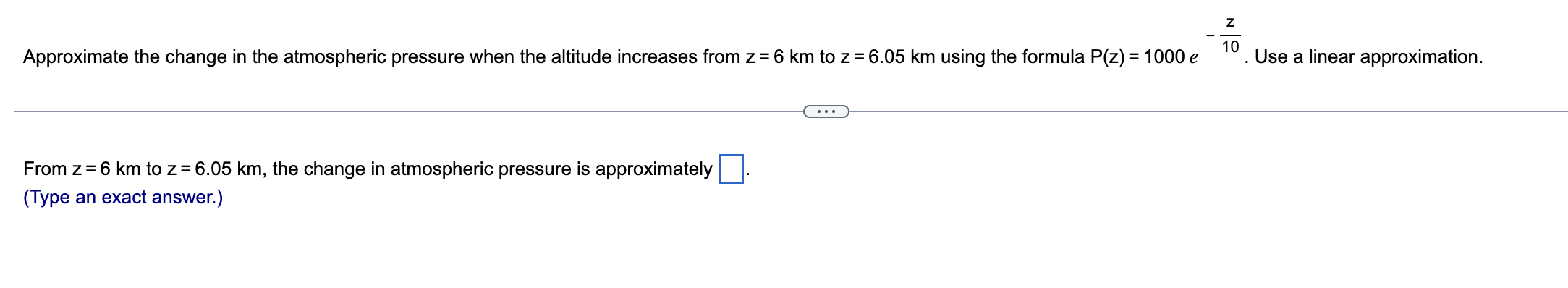 Use linear approximation to estimate the following quantity. Choose a value of