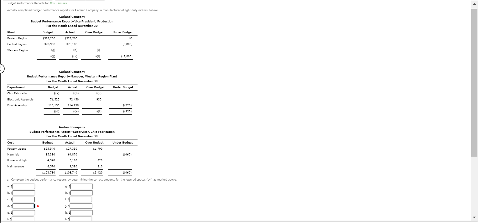 for Garland Company, a manufacturer of light duty motors, follow: Garland Company