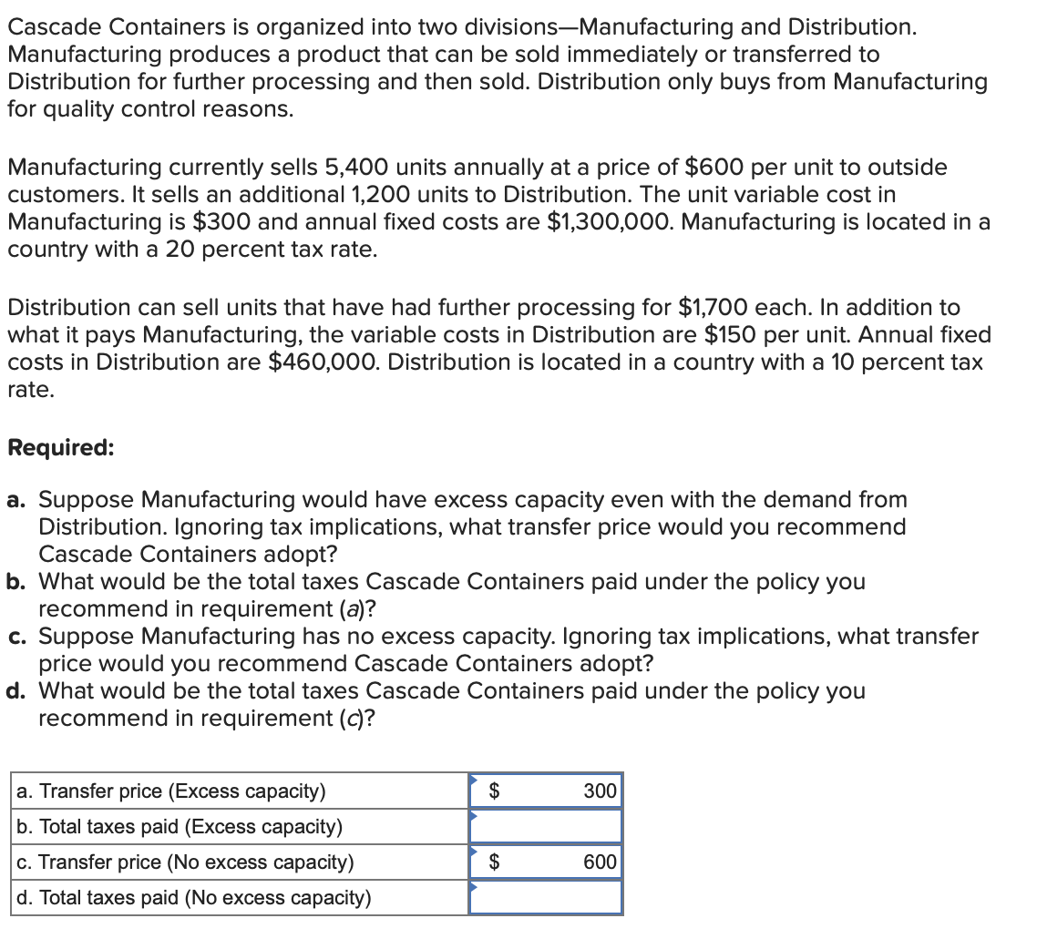 a product that can be sold immediately or transferred to Distribution for