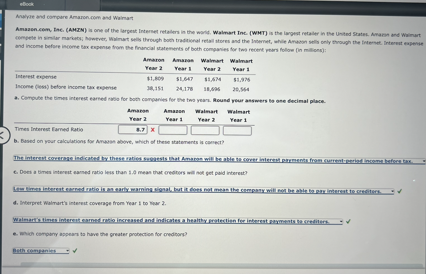 Analyze and compare Amazon.com and Walmart Amazon.com, Inc. (AMZN) is one