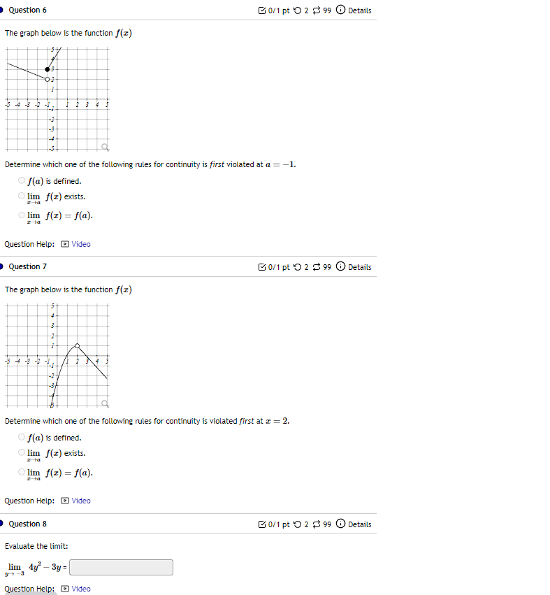 [9, 10]: [9, 9.5]: [9, 9.1]: [9, 9.01]: [9, 9.001]:Given z) =