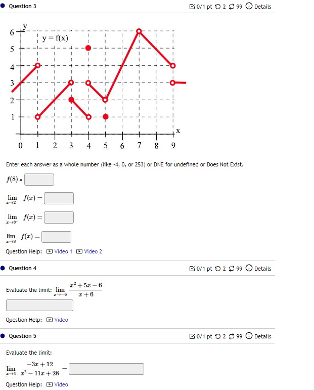 the instanteneous velocity when t=2. :] The graph of f(x) is shown