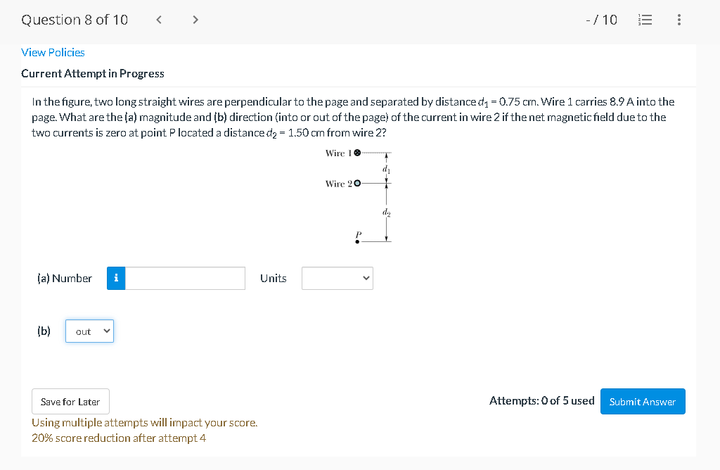 Answer Using multiple attempts will impact your score. 20% score reduction after