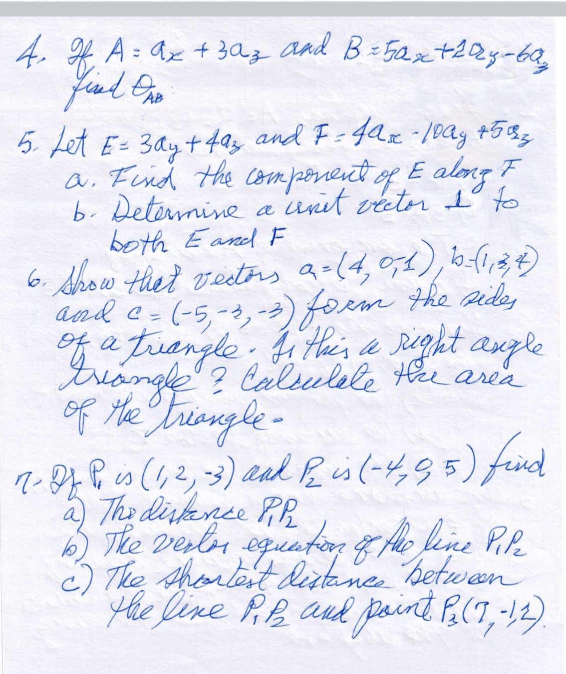 52 x +208 - 6Q find CAB 5. Let E= 3ay +