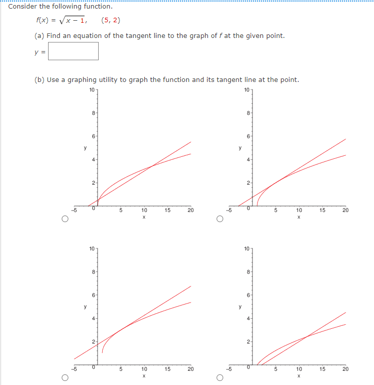 equation of the tangent line to the graph of fat the given