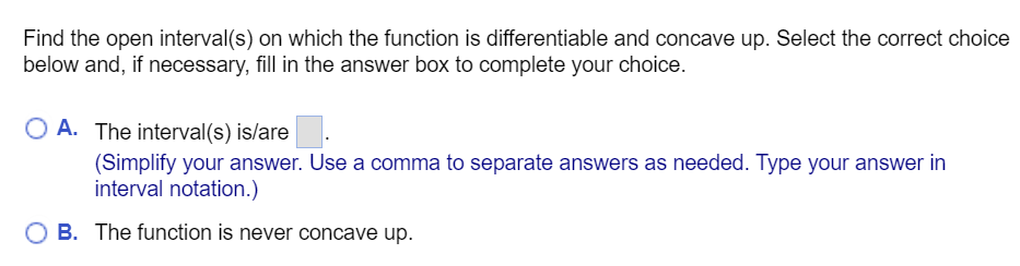 using radicals as needed.) O B. There is no absolute maximum of