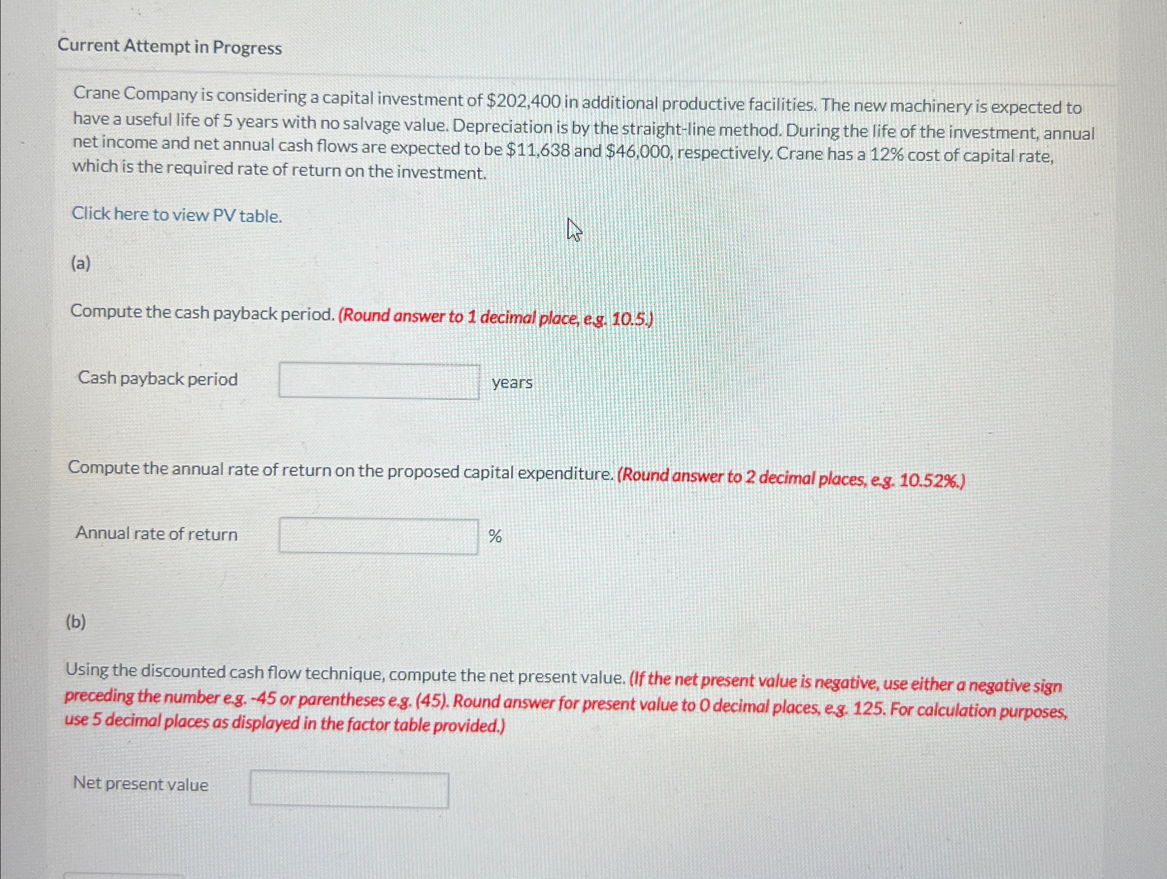 of $202,400 in additional productive facilities. The new machinery is expected to