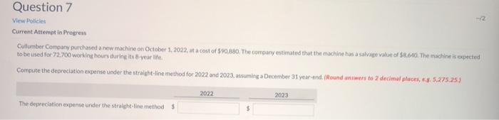 October 1,2022, at a cost of. The company estimated that the machine