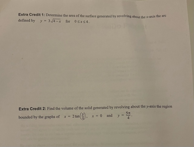 = In4.6. Find the area of the region bounded by the graphs