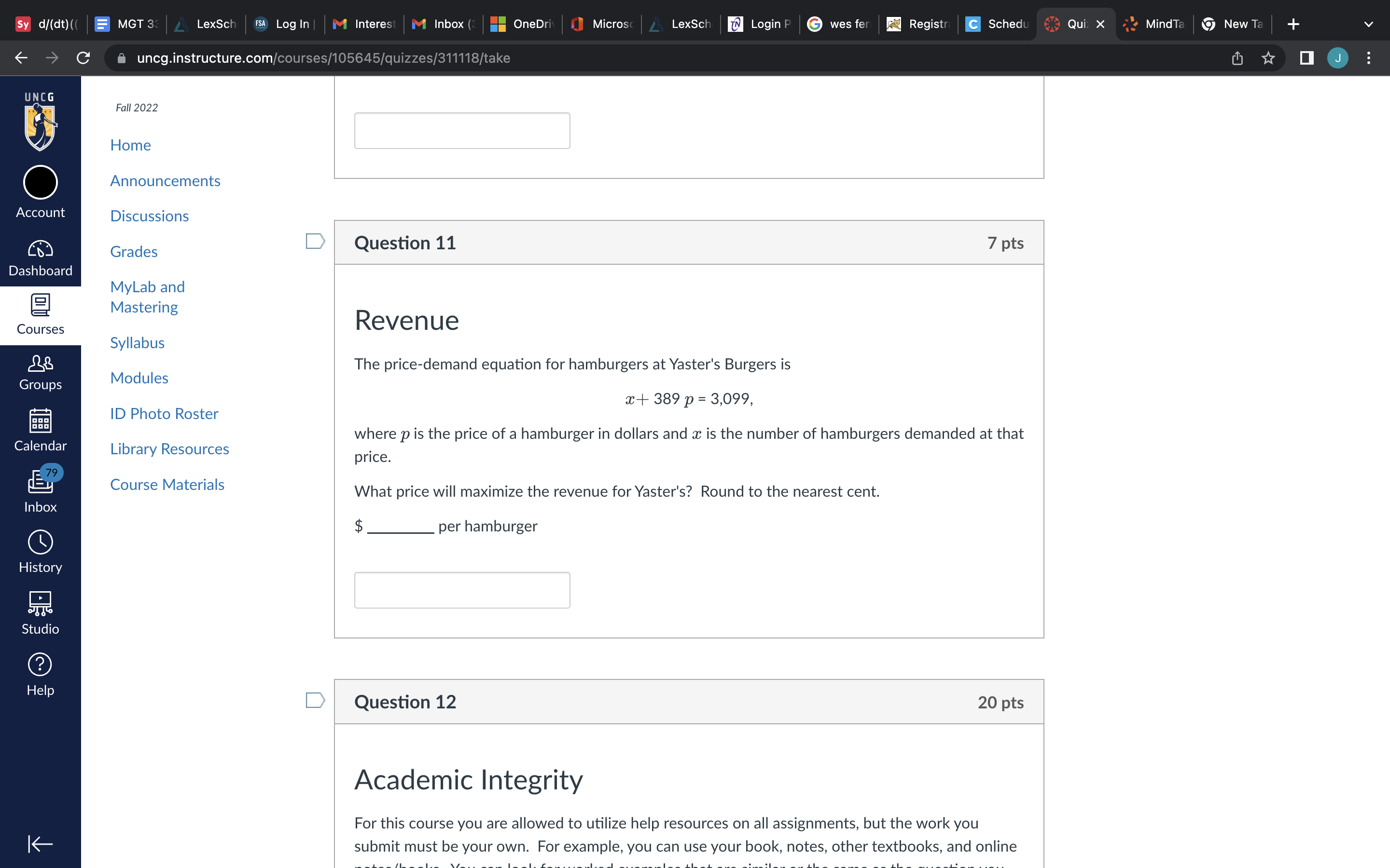 group developed the following mathematical model relating systolic blood pressure and MyLab