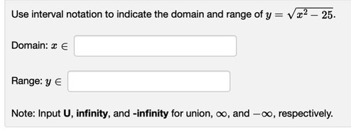 the form 3; 2 ma: + b. where m: b: \fUse interval