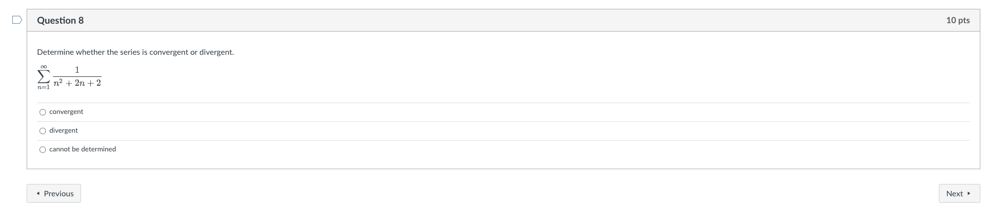 or divergent. 1 1 7 11 it ... 13 convergent divergent cannot