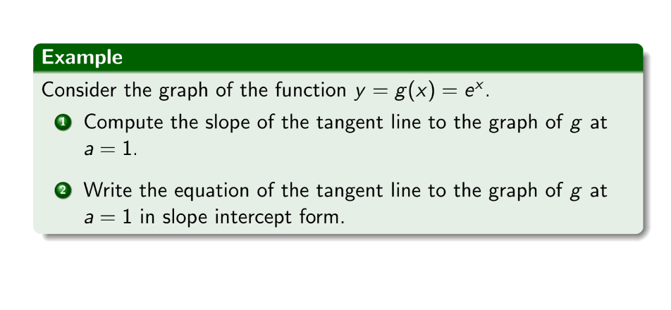 intercept form. Find the derivative of the following functions by using the