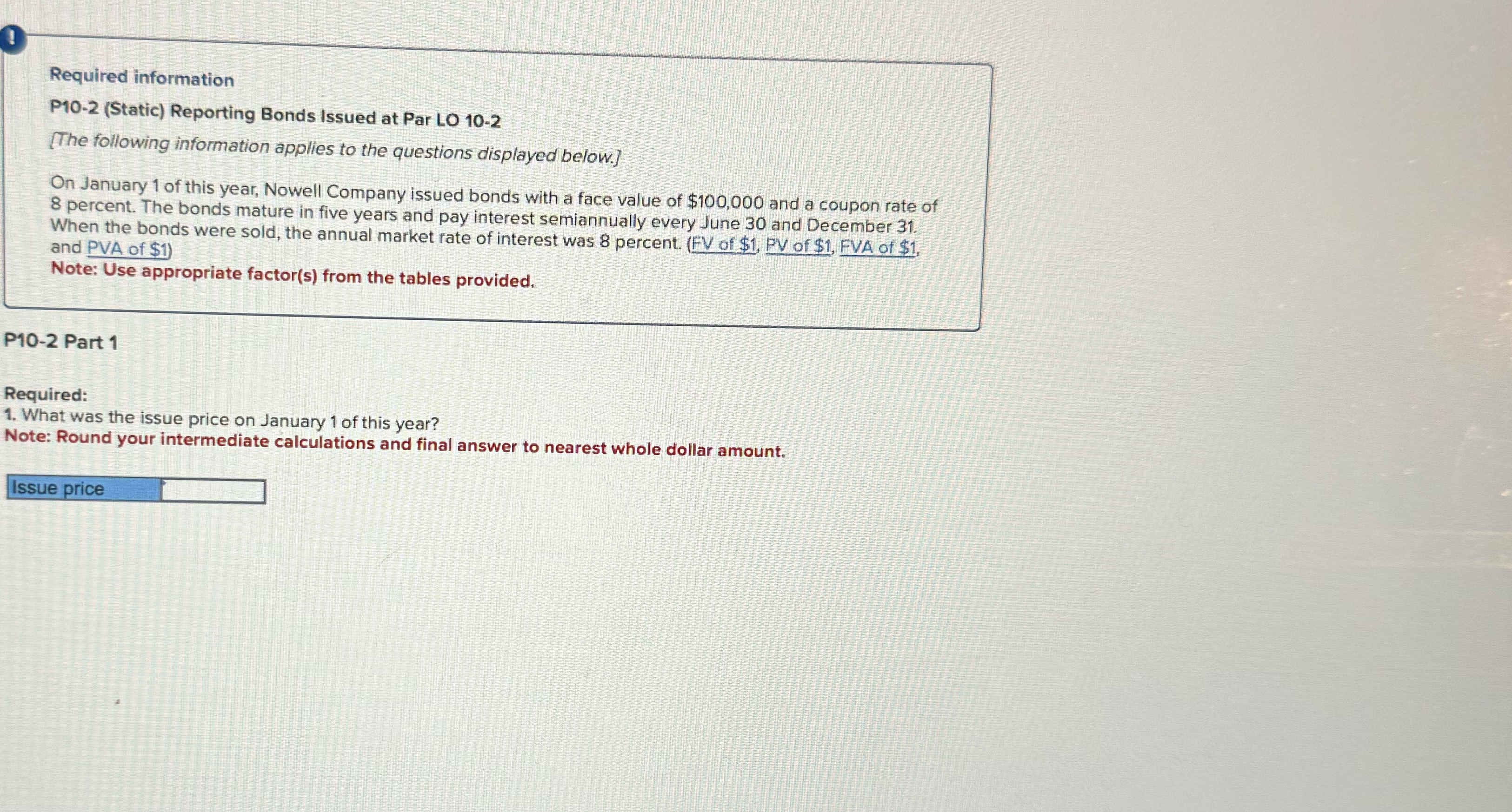 following information applies to the questions displayed below.] On January 1 of