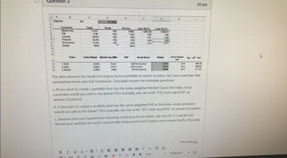 Constraints Market Cap 6,147 Upper Bound Lower Bound P/B 5.36 5862 5.601.90