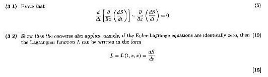  (3 1) Prove that (5) 0 (3 2) Show that the