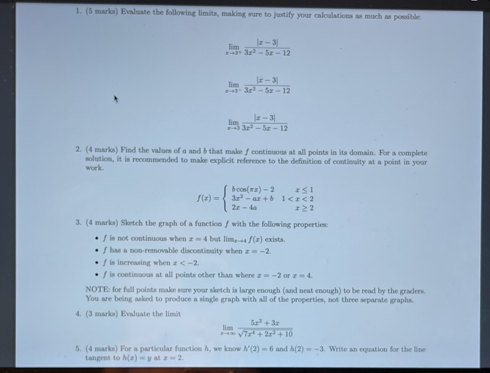  Please answer all with full solutions!! It would be greatly appreciated!
