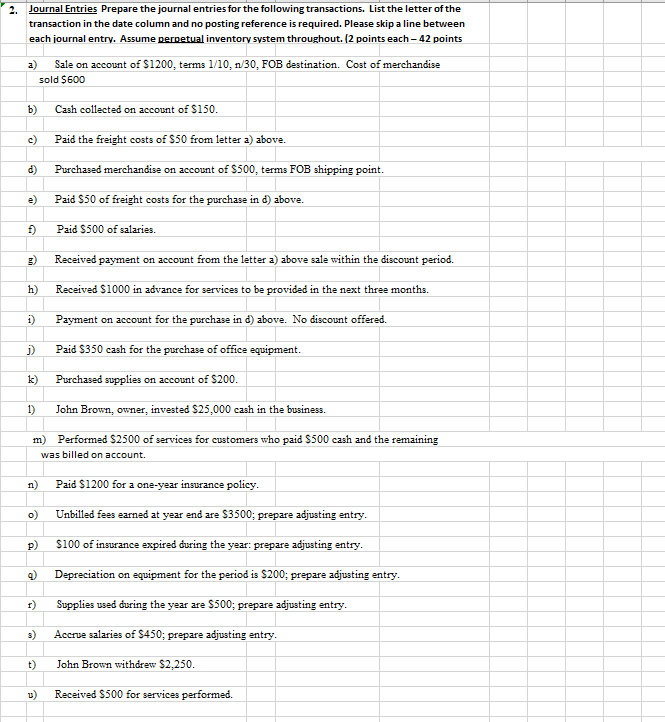  GENERAL JOURNAL \table[[Date,Account Titles,{f131e6622-c357-4b8f-a227-dda8e4260b02} \table[[Post.],[Ref]]\right\rvert,,Debit,Credit],[,,,,],[,,,,],[,,,,],[,,,,],[,,,,],[,,,,],[,,,,],[,,,,],[,,,,],[,,,,],[,,,,],[,,,,],[,,,,],[,,,,],[,,,,],[,,,,],[,,,,],[,,,,],[,,,,],[,,,,],[,,,,],[,,,,],[,,,,],[,,,,],[,,,,],[,,,,],[,,,,],[,,,,],[,,,,],[,,,,],[,,,,],[,,,,],[,,,,],[,,,,],[,,,,]]Journal Entries Prepare the journal entries for