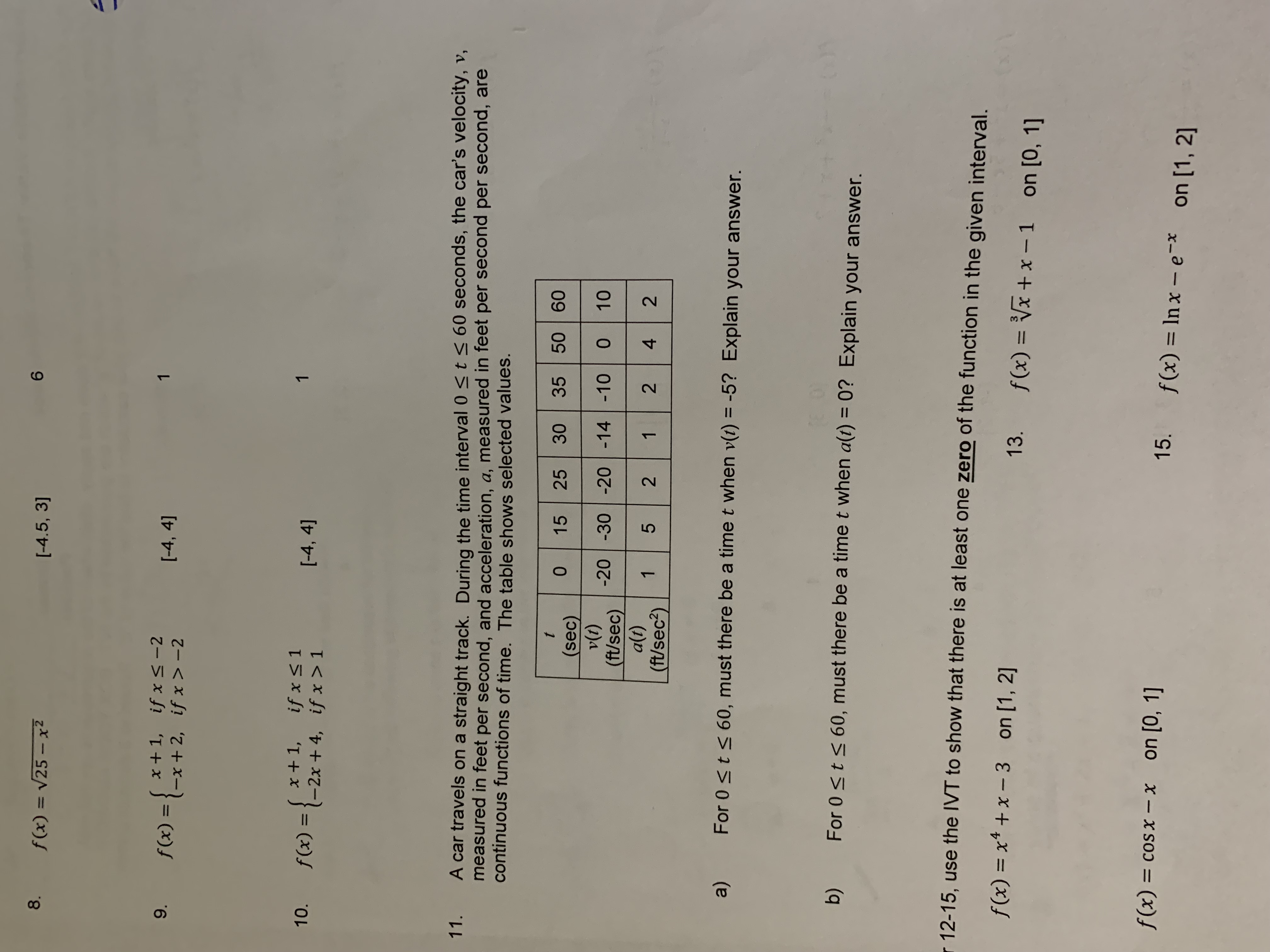 of "c" which are guaranteed by the IVT. BOX YOUR ANSWER! For