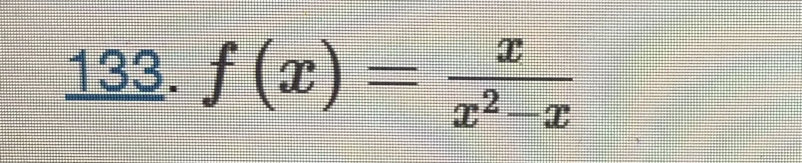 infinite discontinuity at x = -6. iii. f (-6) = 3 iv.