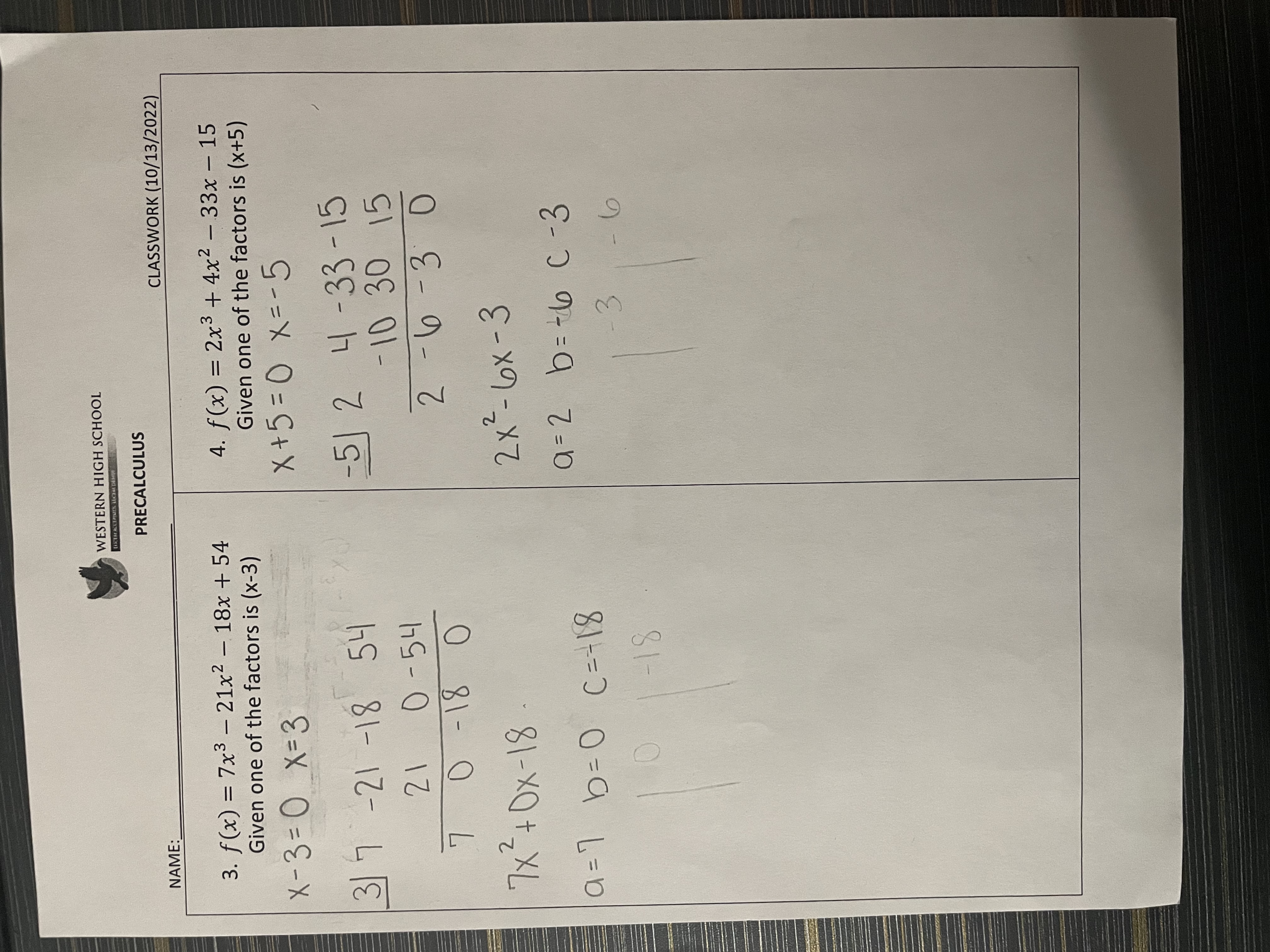 TO FINDING ZEROES OF POLYNOMIAL FUNCTION Apply synthetic division, quadratic formula or