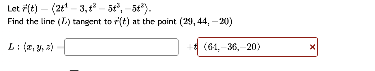Let T(t) = (2+4 - 3, t2 - 5+3, -5t2). Find
