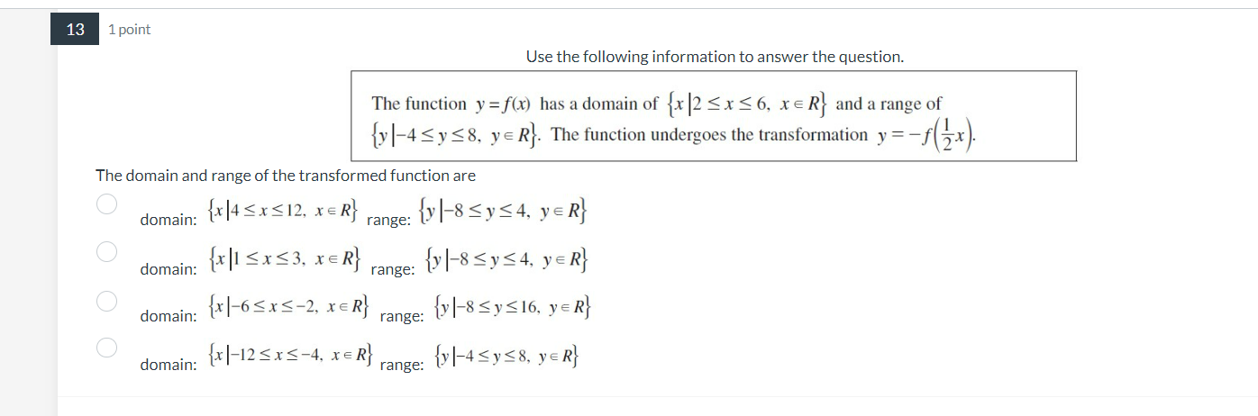 602:2 y=2 211:2 12 1 point Use the following graph to answer