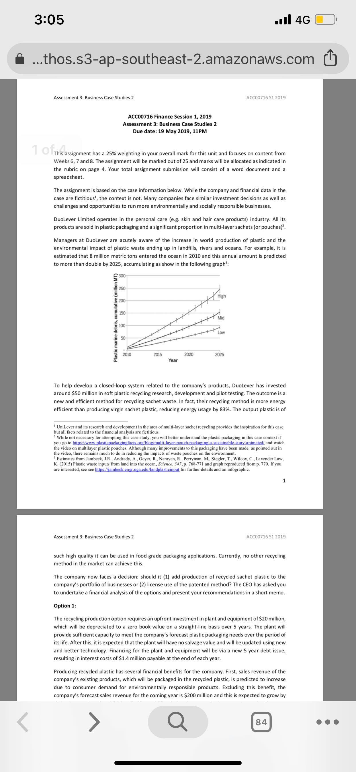 for option 2 Best Case Base Case (Topic 7 Workshop) Income tax