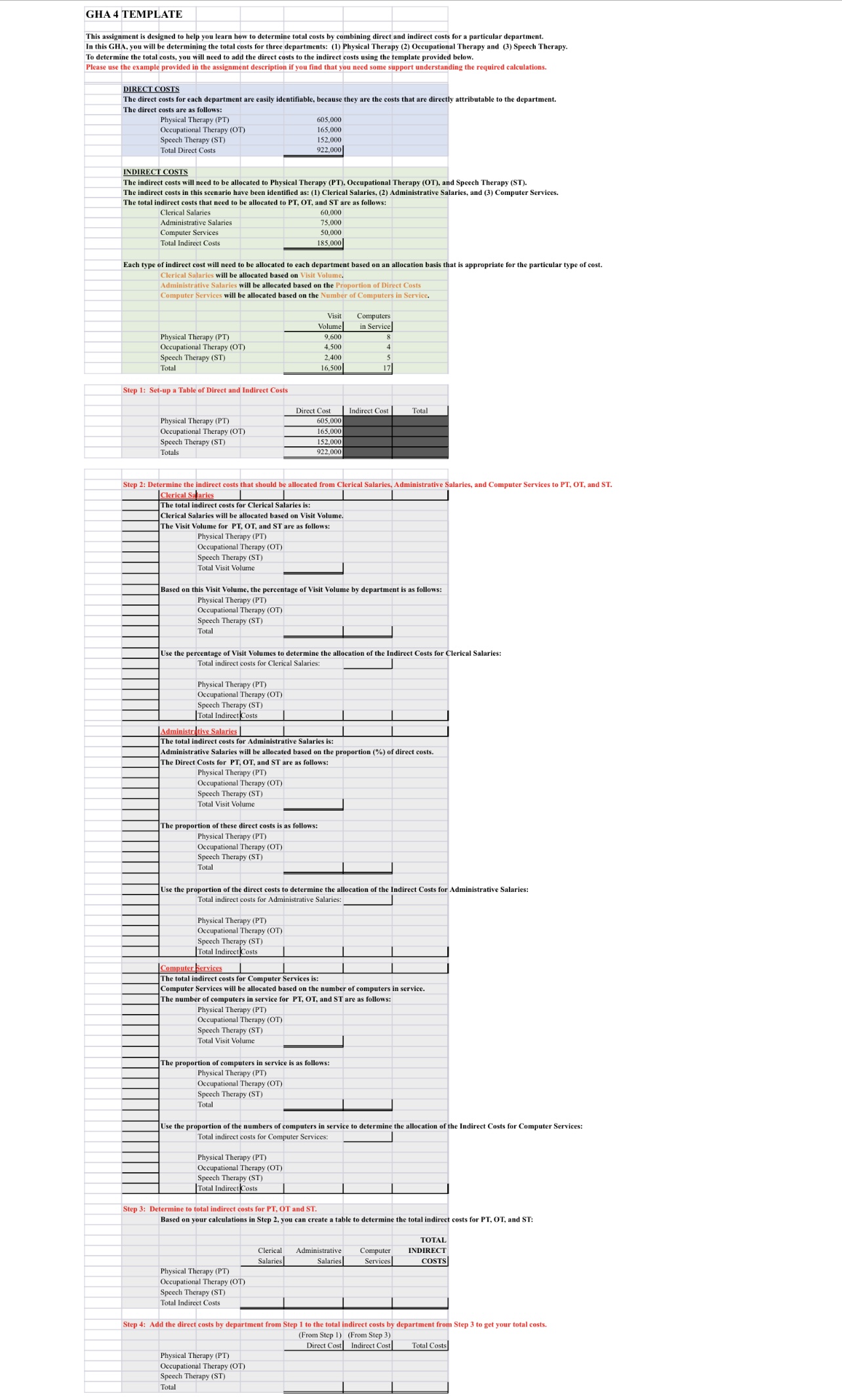  This assignment is designed to help you learn how to determine