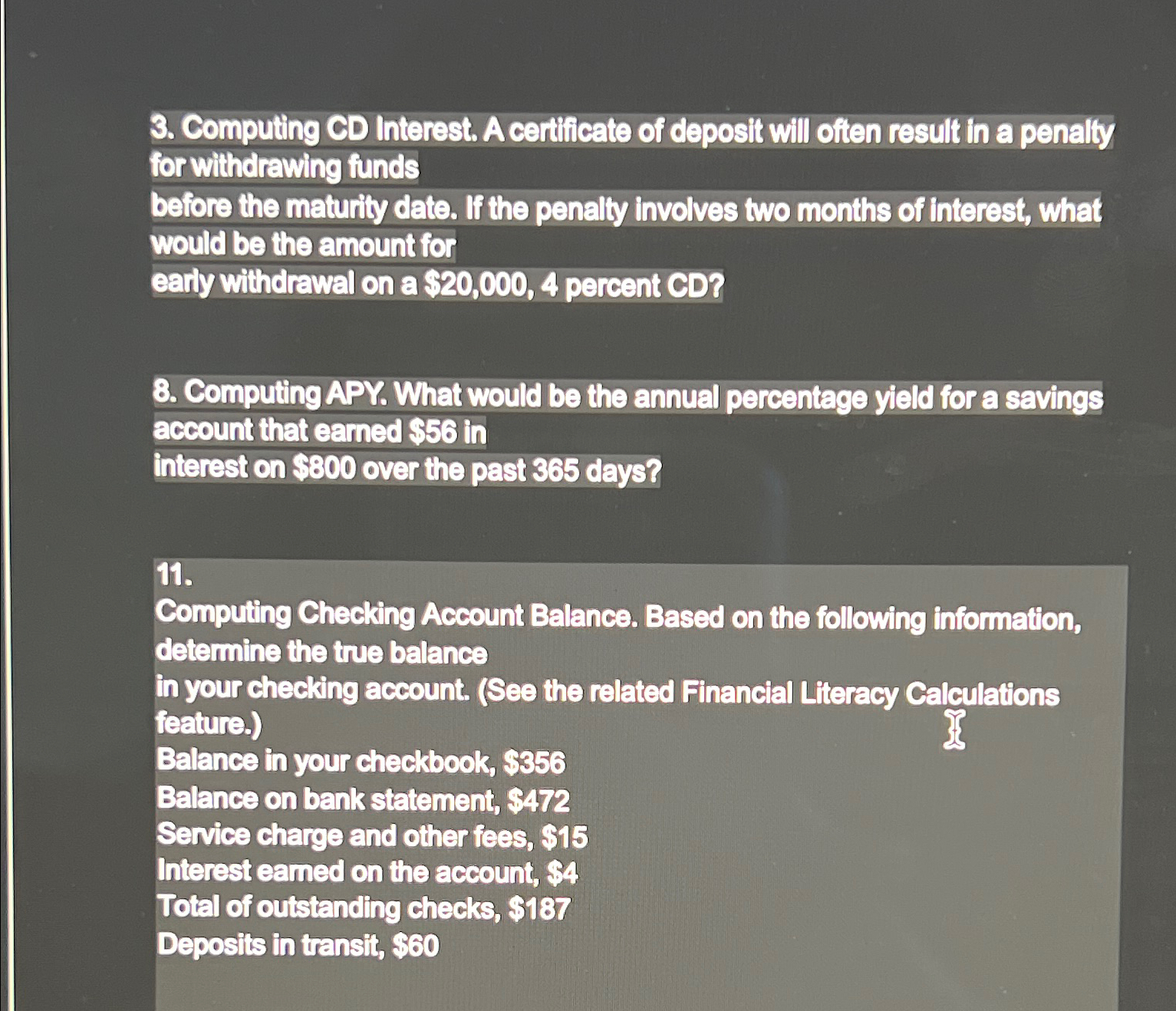 a penally for withdrawing funds before the maturity date. If the penally