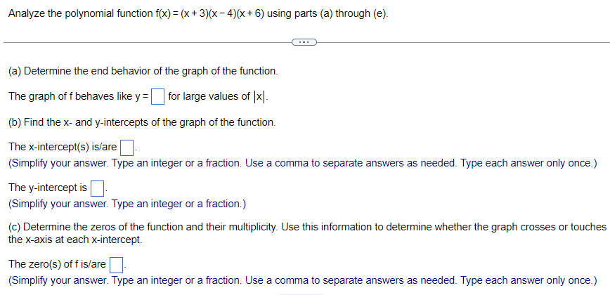 like y = D for large values of |x|. {b} Find the