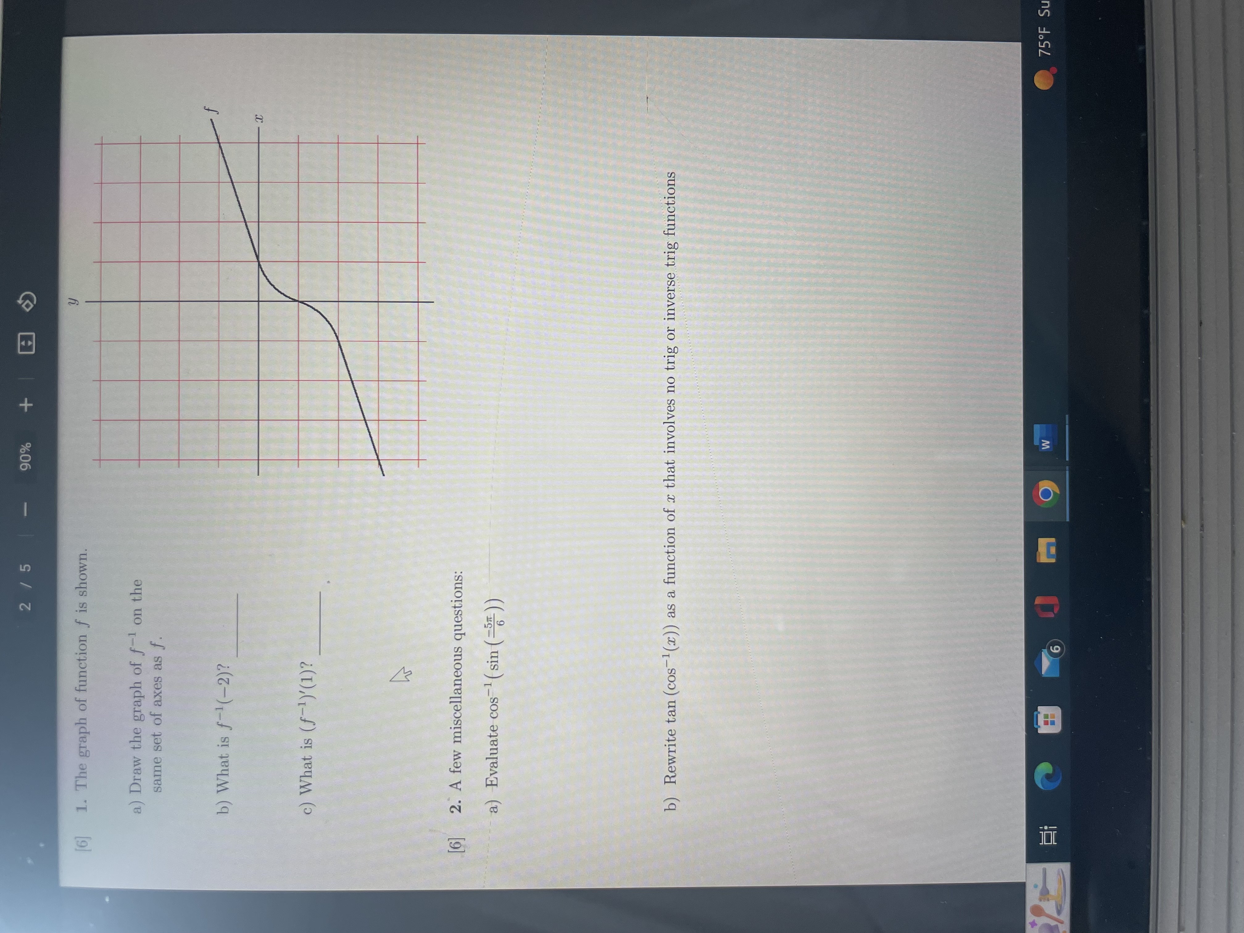  2 / 5 - 90% + [6] 1. The graph of