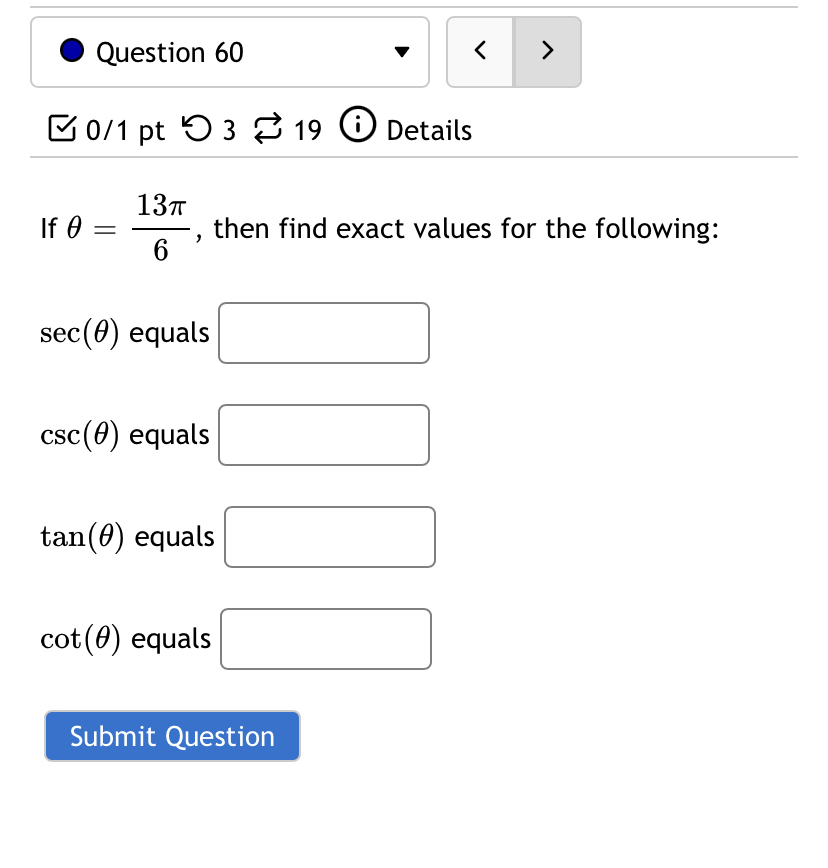 Details 9 Suppose that o: is an acute angle with cot or