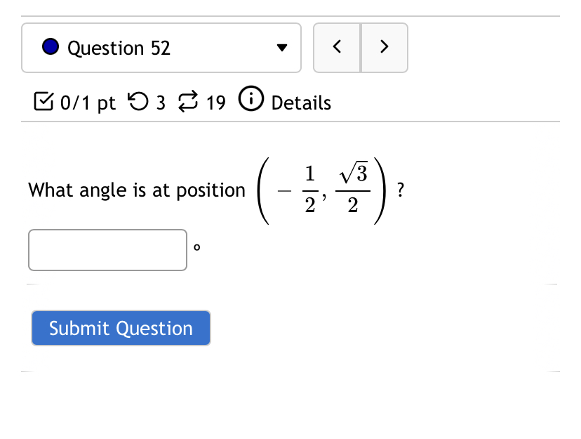 the denominator. Submit Question . Question 59 > 0/1 pt 3 19