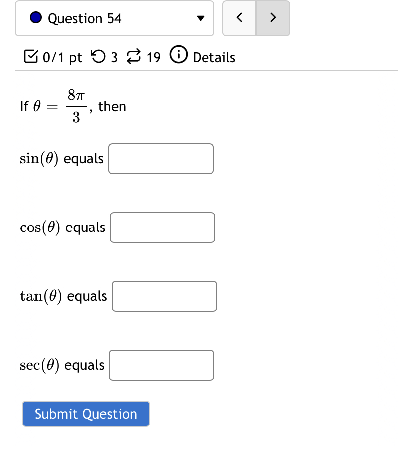 and '4' for quadrant |V.] [NOTE 2: You can enter 71' as