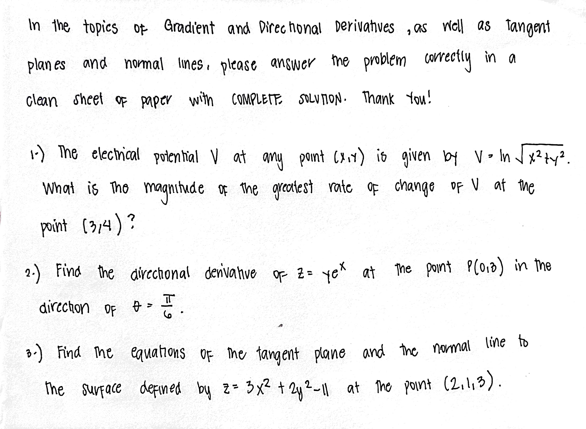  Hello! Please answer the problems correctly and with COMPLETE solution in
