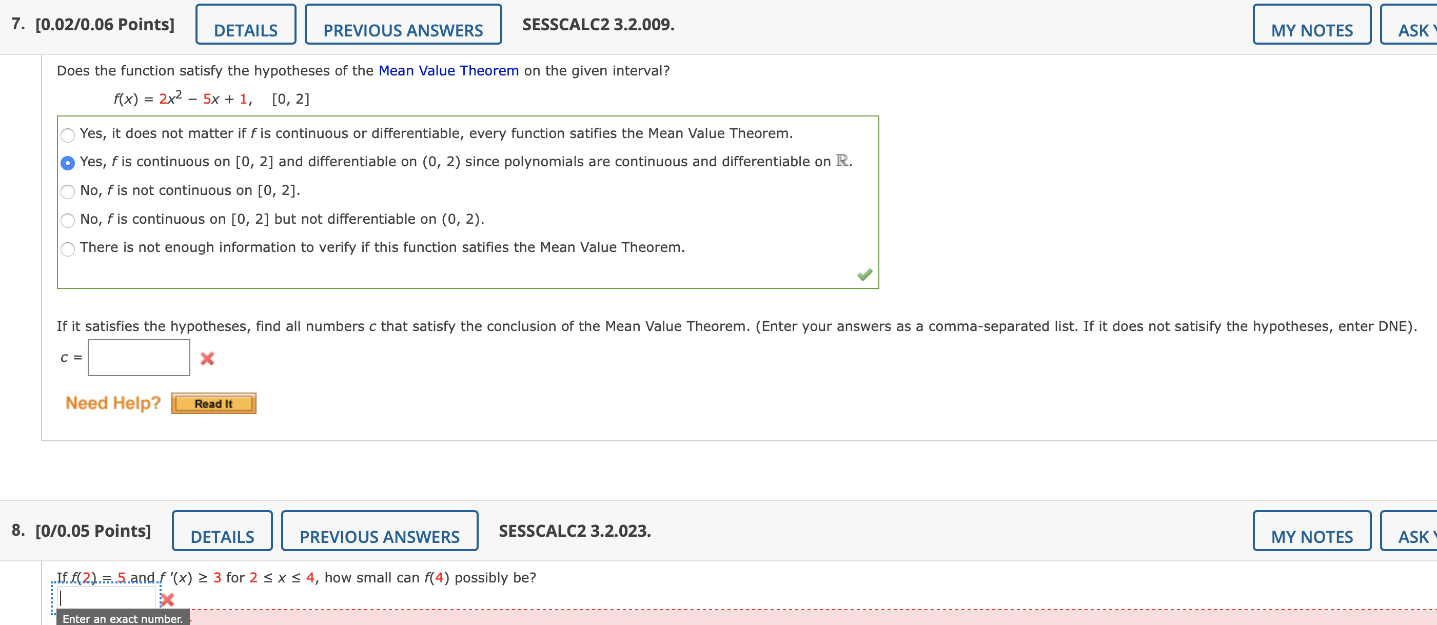 -5. Therefore, f(-5) = IS a maximum E V . Submit Skip
