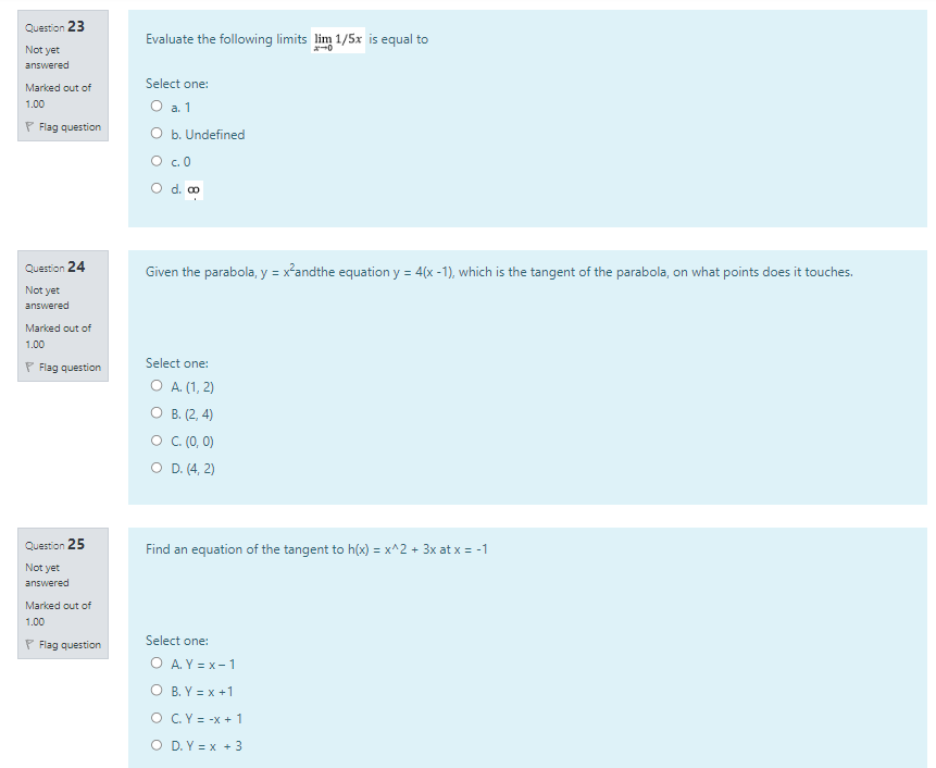 through point (2,1 Select one: 4X*7 -4+7 Suppose the function satisfies the