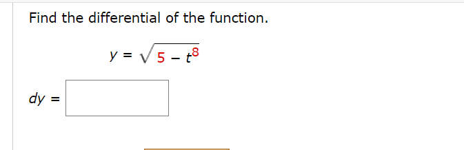 dx. x = 3, dx = -0.05 dy =\fUse a linear approximation