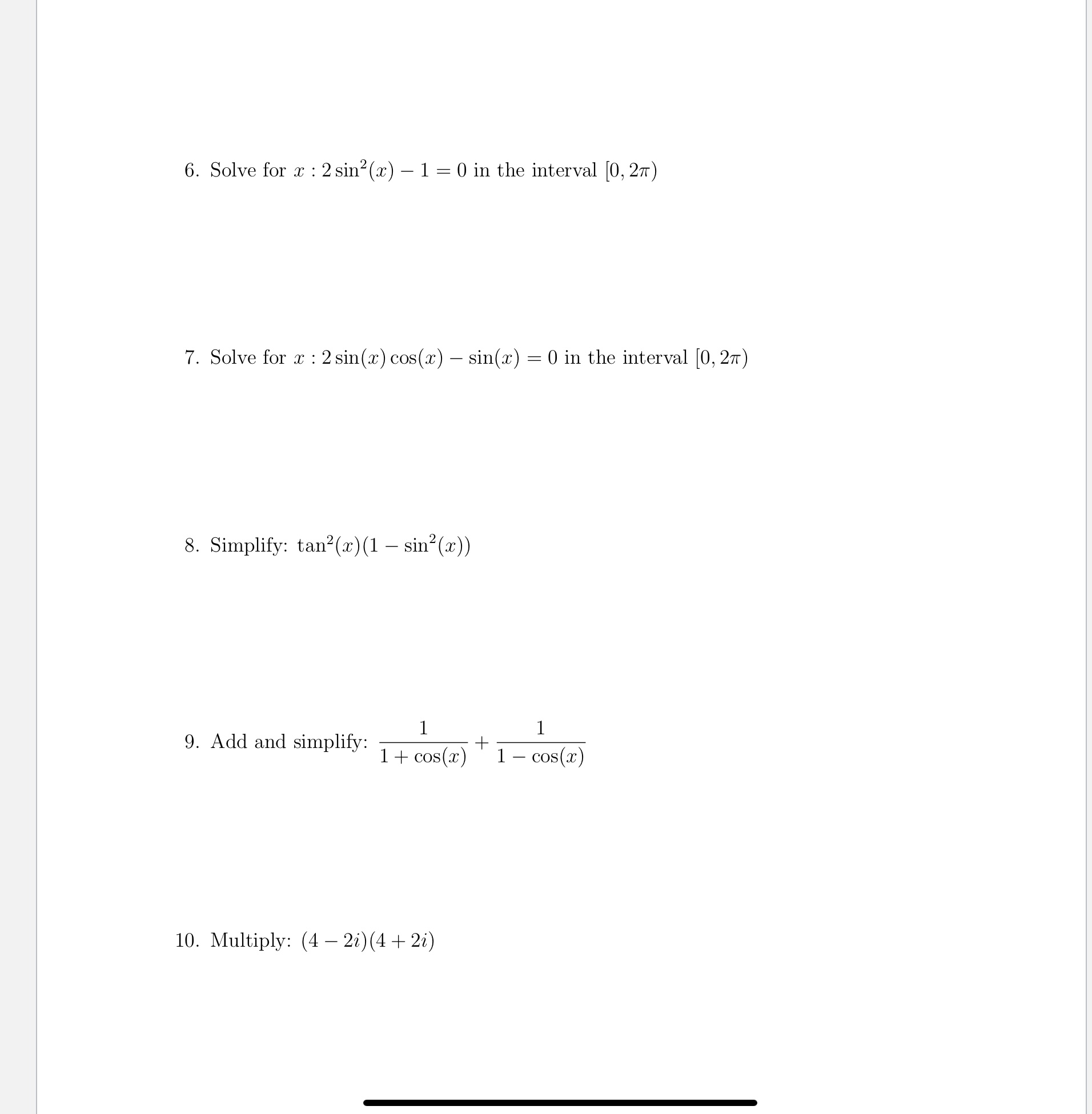 cube roots of 1. Hint: one of the the solutions is 1.