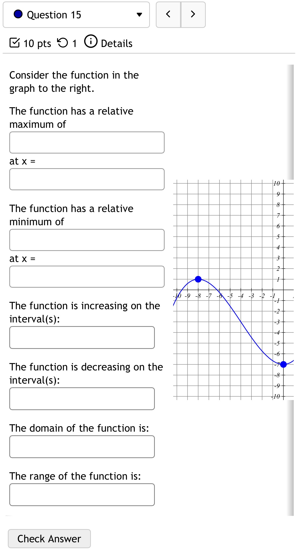 Question 15 > 10 pts 9 1 0 Details Consider the