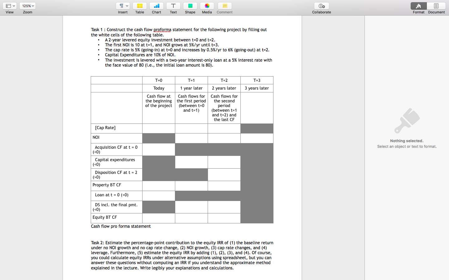 125% v T View Zoom Insert Table Chart Text Shape Media Comment