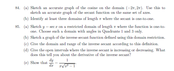 y = aretan 1'. {a} Solve for 1'. {h} Take the derivative