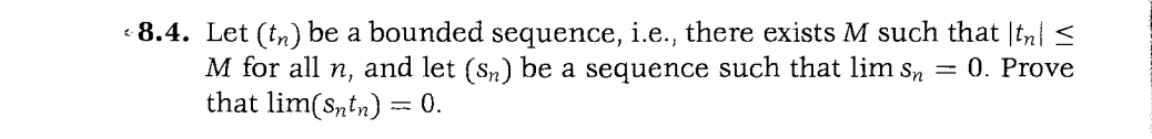for all n, and let (S,) be a sequence such that lim
