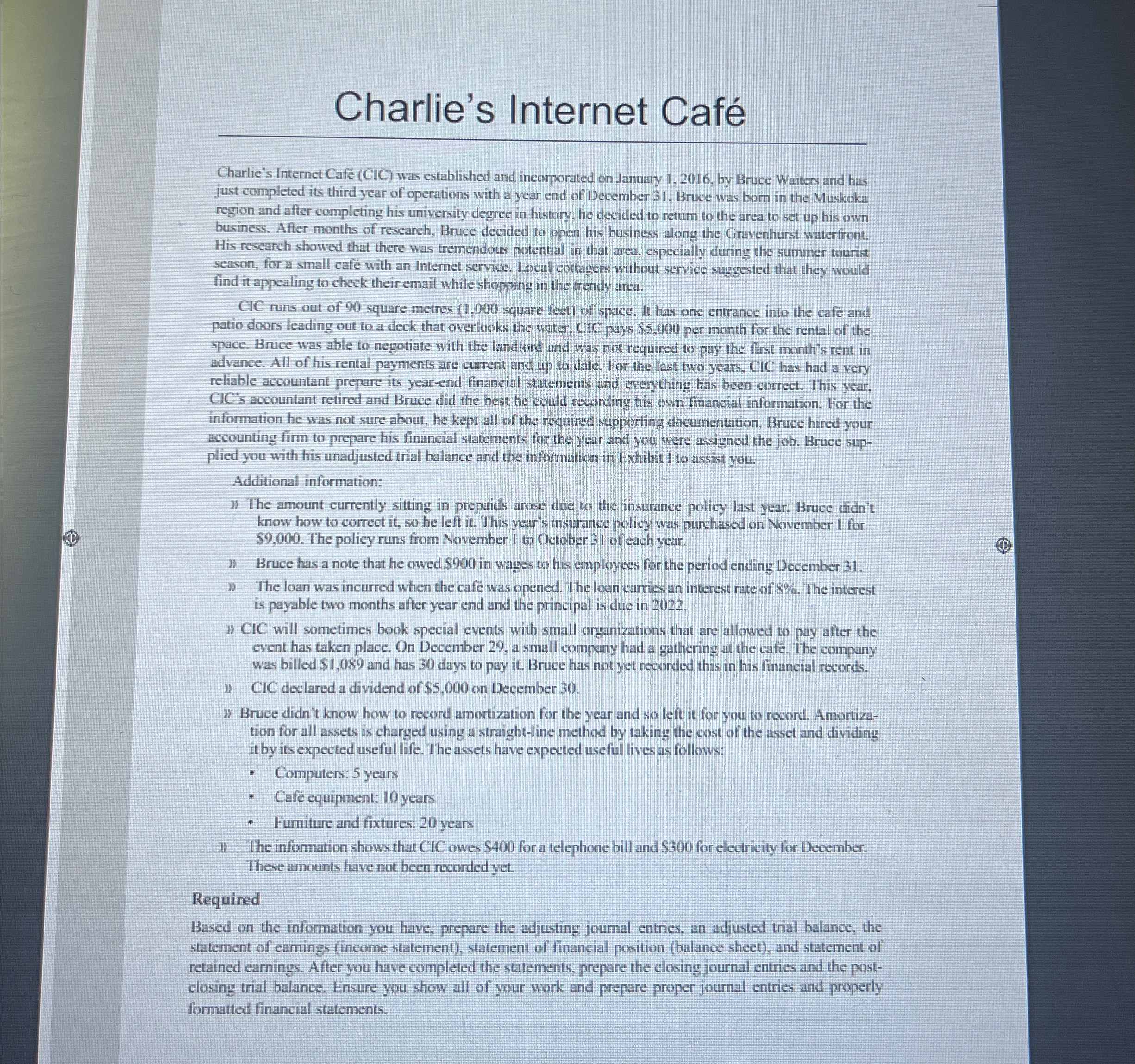 and CIC does not pay tax. Please, do not add any new