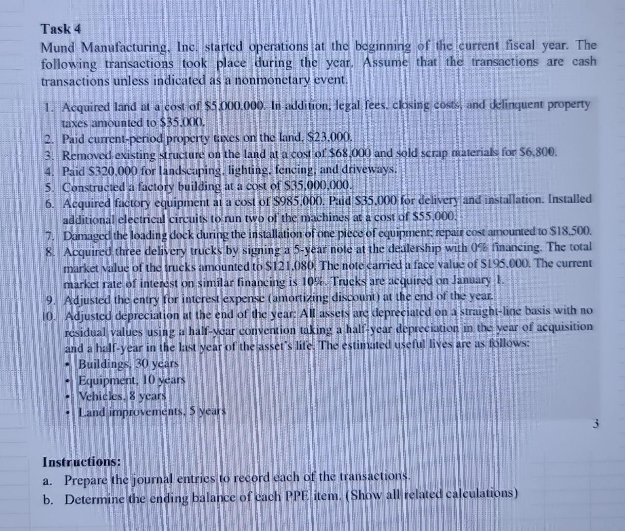  P11-3. Acquisition Costs with Multiple Assets. [Learning Objectives 1,2] Mund Manufacturing,