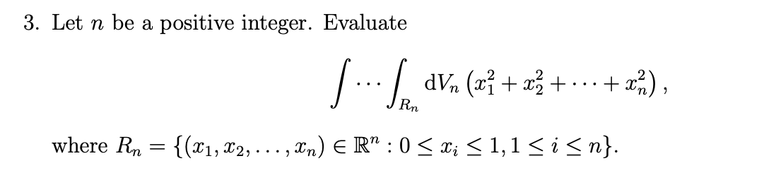 t . .. + In), Rn where Rn = {(X1, X2, .